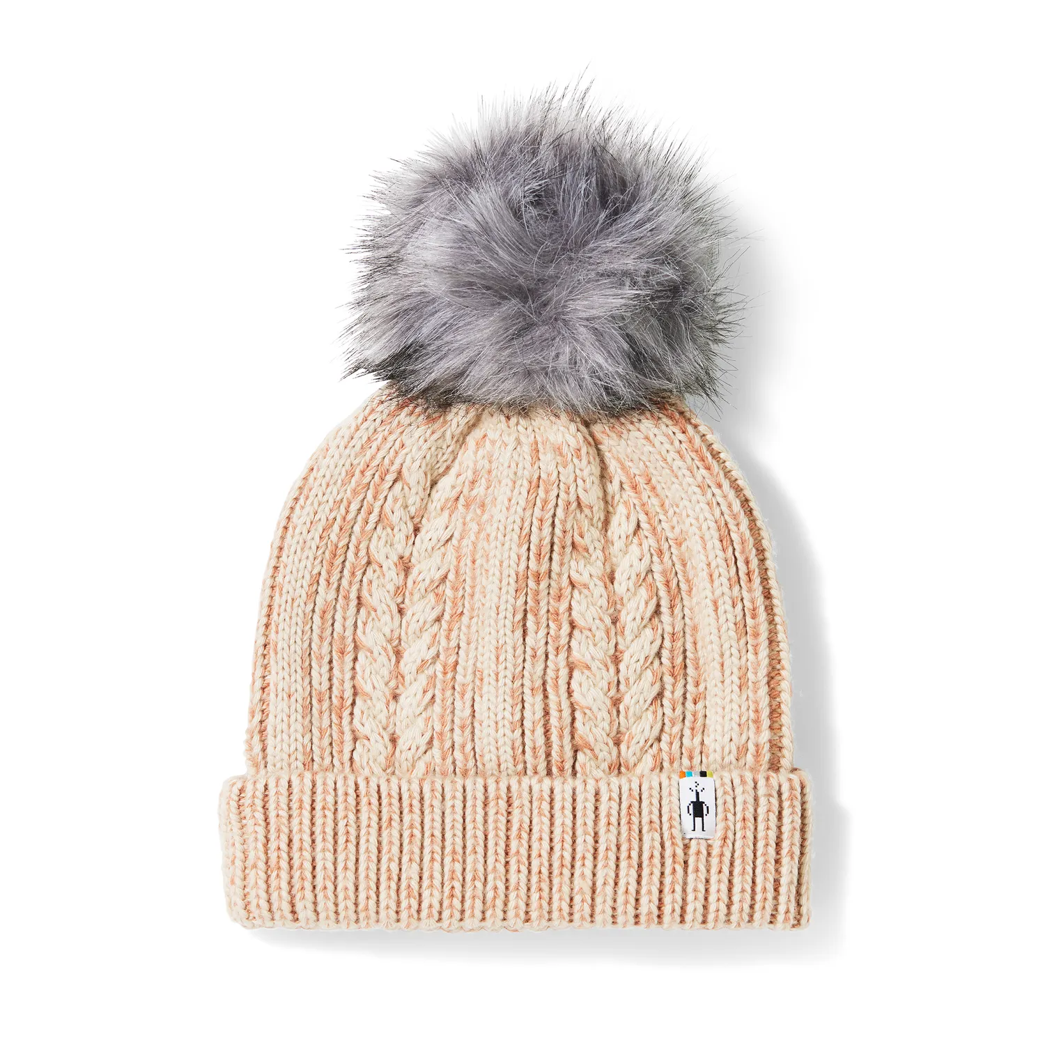Smartwool Ski Town lue beige merino