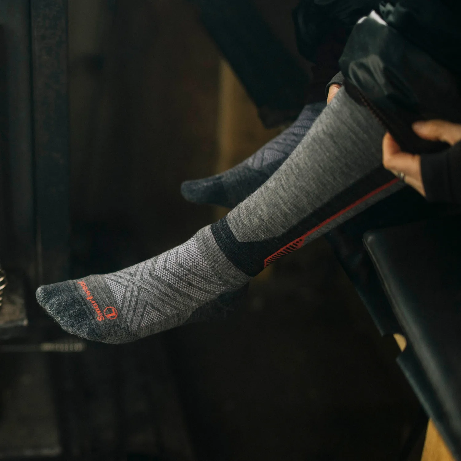 Smartwool Intraknit Ski OTC skisokker Black ull