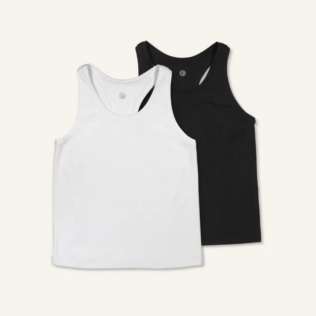 Feetures Stride Flex Performance Tank treningstopp 2-pack basics