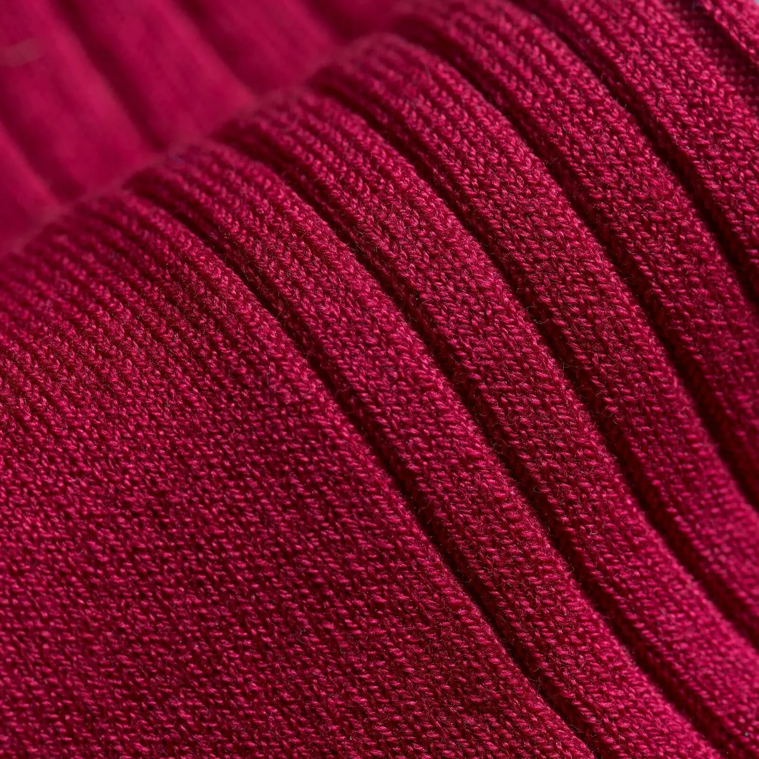 London Sock Company Rich Reds sokker 3-pak rød bomull
