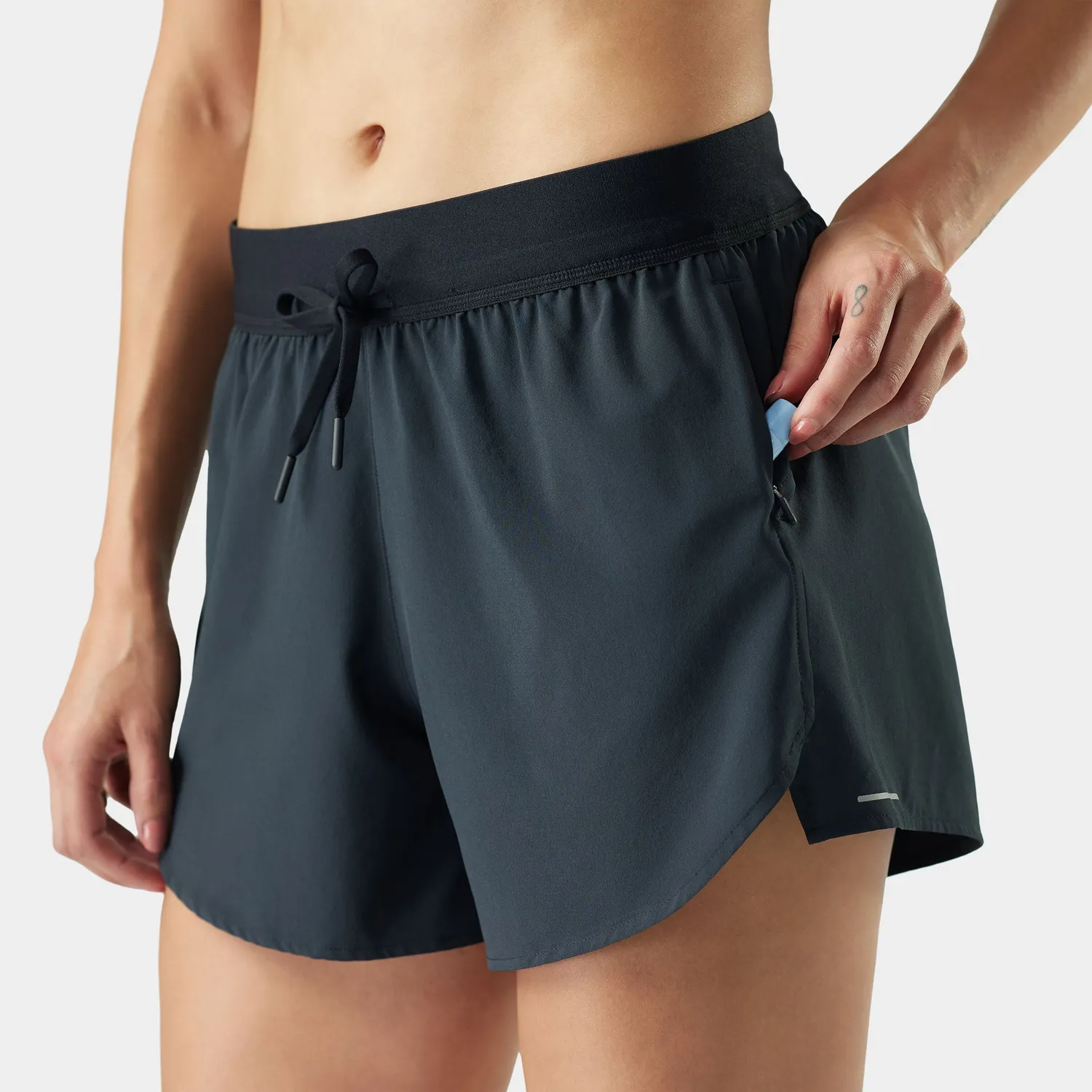 Smartwool Women's Active Lined 4" Short shorts svart lett
