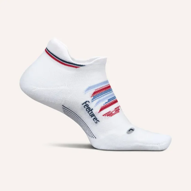 Feetures Elite Max Cushion Tab Spangled løpesokk