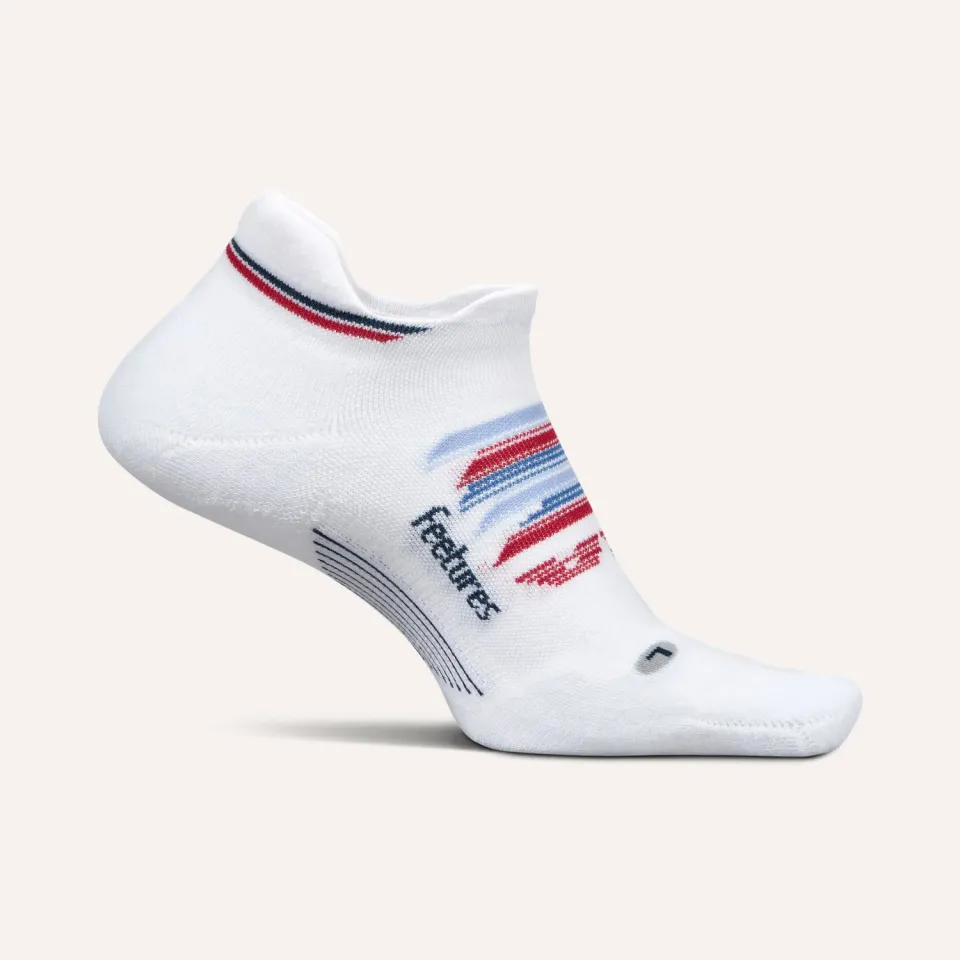 Feetures Elite Max Cushion Tab Spangled løpesokk