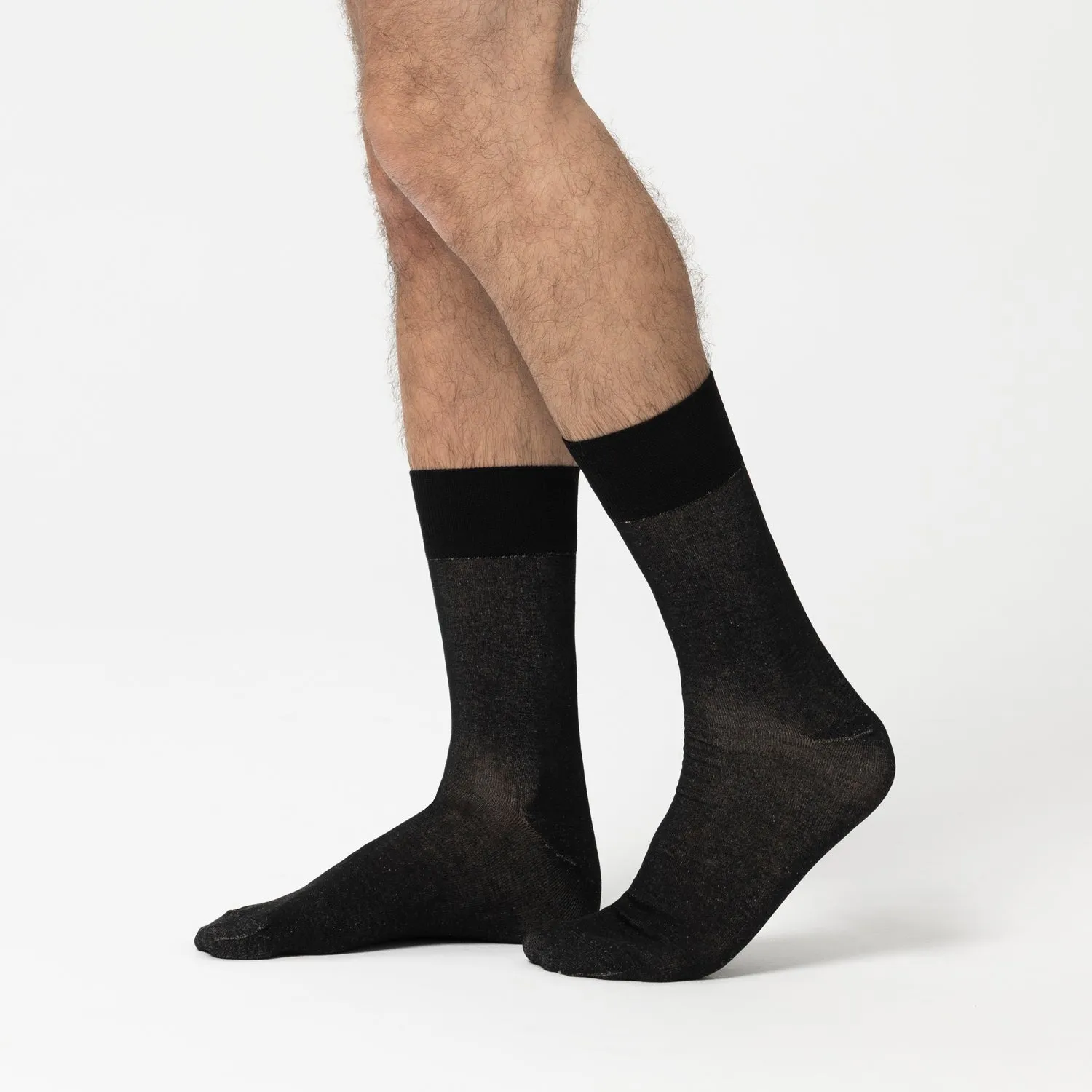 Rohner Copper Casual hverdagssokker svart 36-38