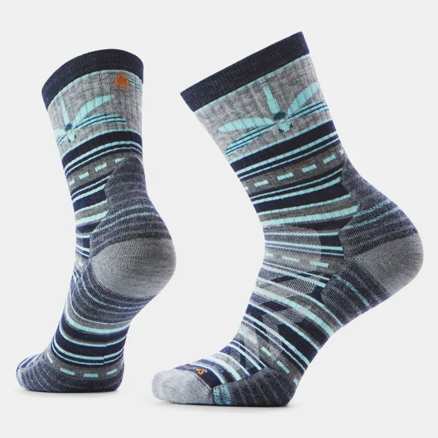 Smartwool Hike Dragon Stitch Mid Crew sokker blå ull
