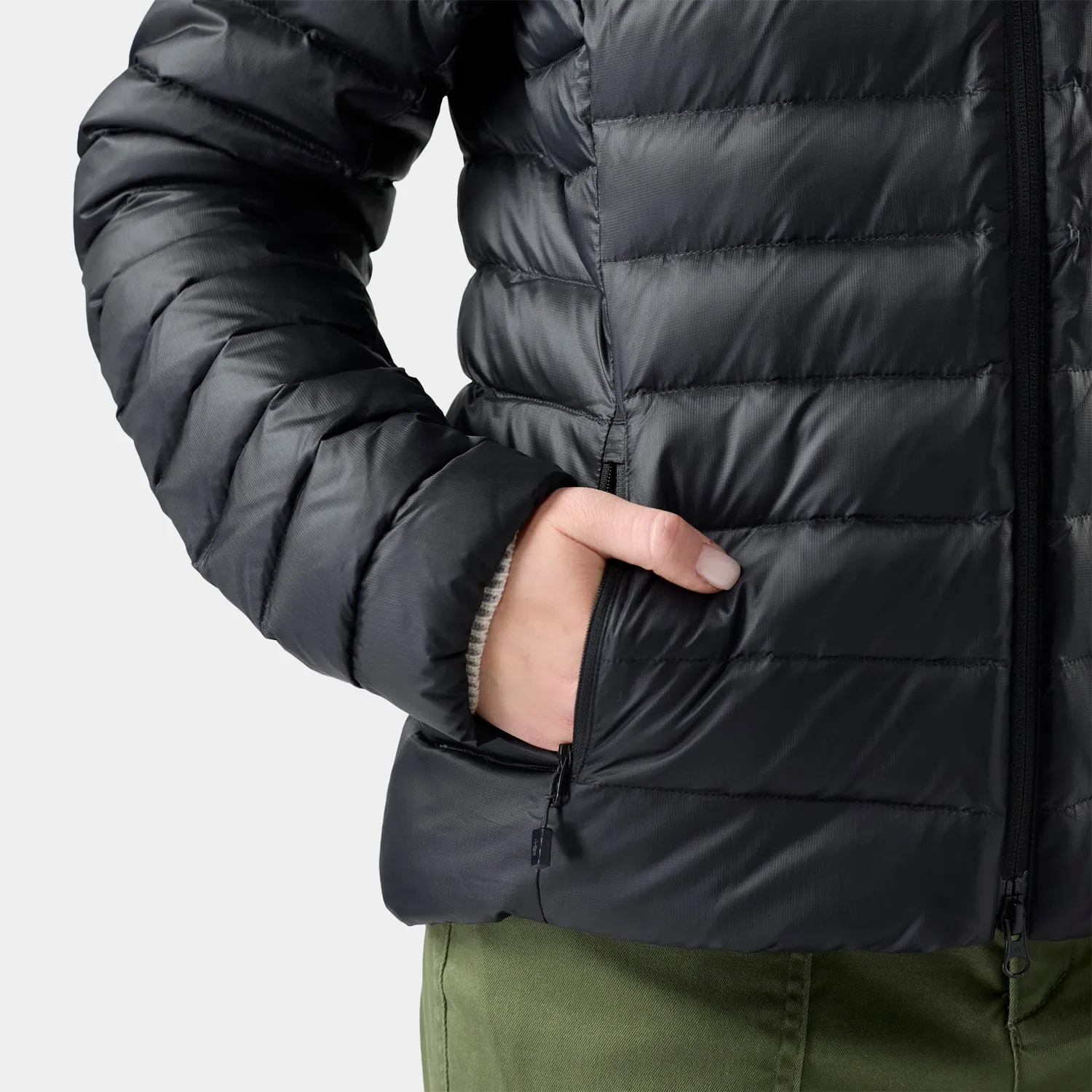 Smartwool Winterloft Hooded jakke Black dame varm