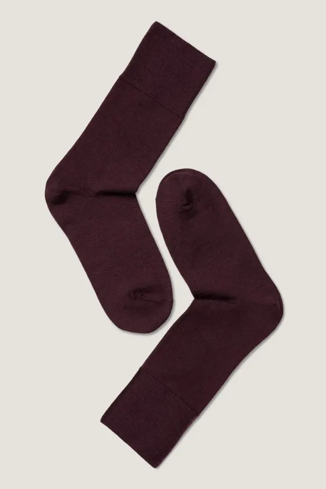 Note By Syversen Fine Wool Comfort ullsokker burgunder 36-41