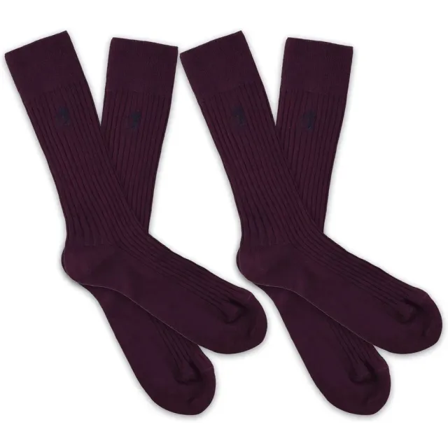 Simply Sartorial sokker 2-pak mørklilla Deep Purple