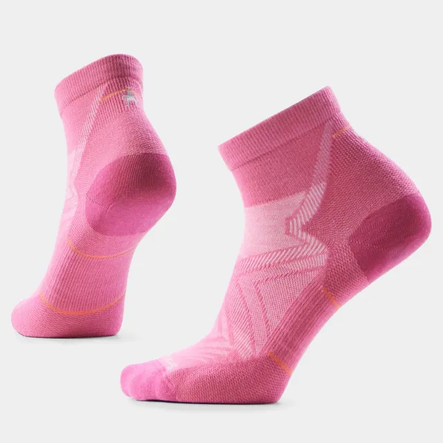 Smartwool Run ankel løpesokker garden pink null demping