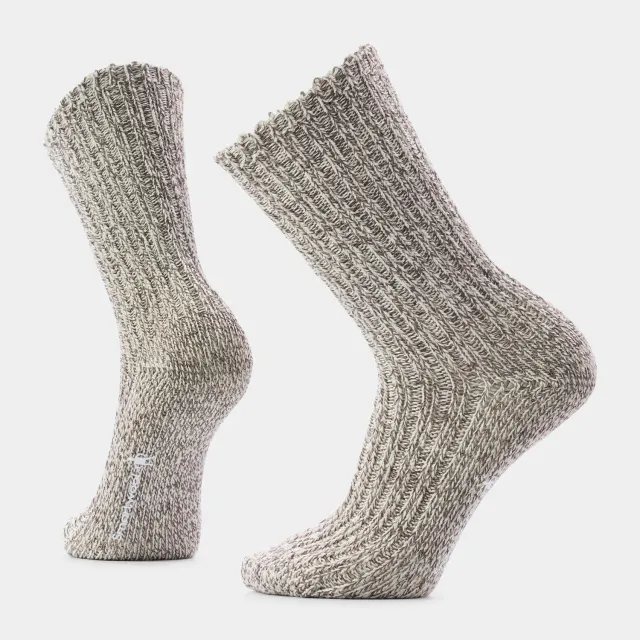 Smartwool Everyday Cozy Heritage Rib Crew sokker fossil myke