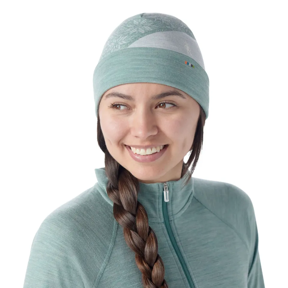 Smartwool Thermal Merino Colorblock lue arctic green varm
