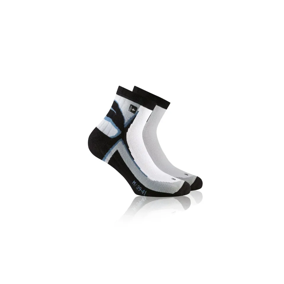 Rohner SecondLife R-Power Quarter løpesokker atlantic