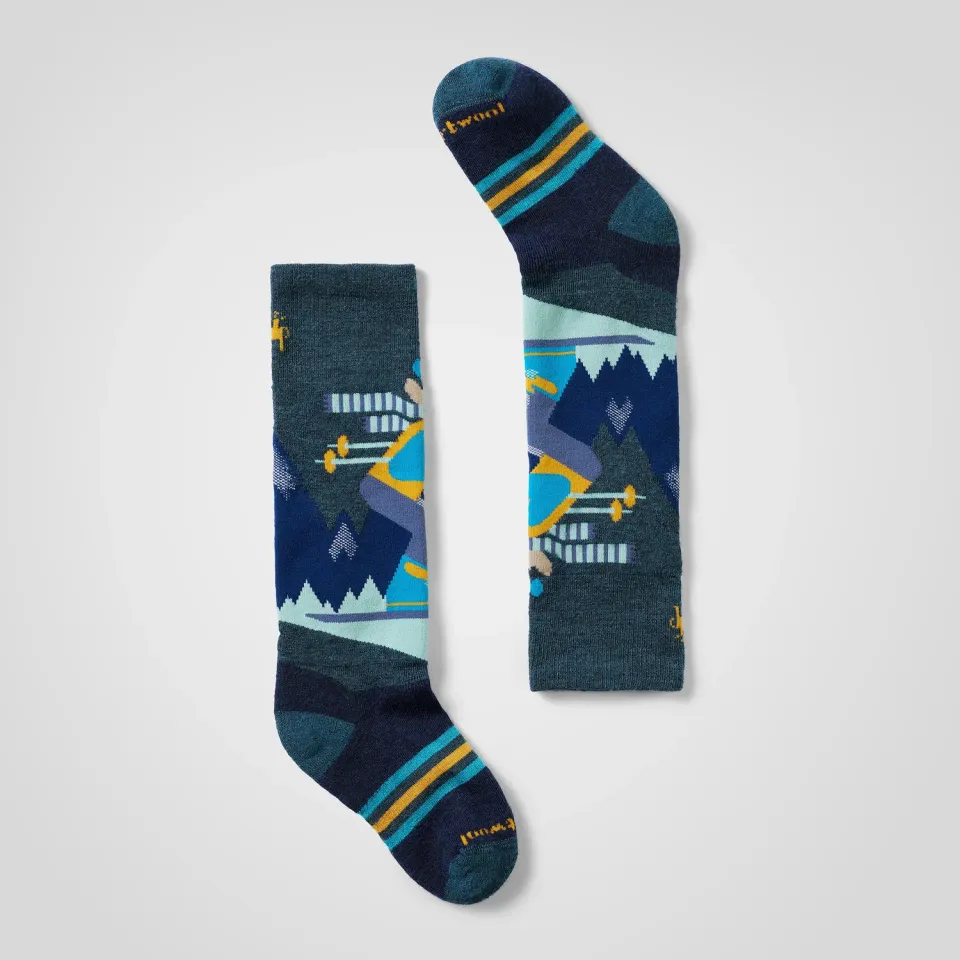 Smartwool Wintersport Mountain Moose sokker Twilight Blue ull