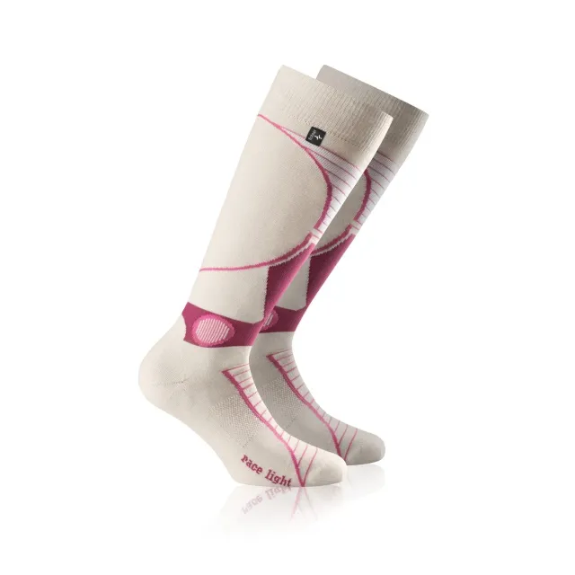 Rohner Race Light skisokker hvit 36-38 lett