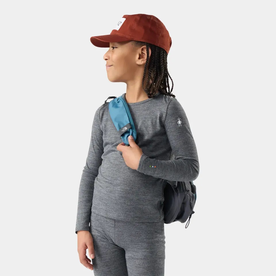 Smartwool Classic Blend Base Layer Crew ulltrøye charcoal heather merino