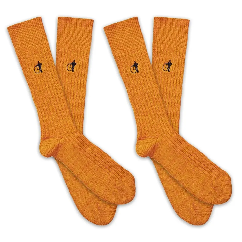 London Sock Company Boot Sock sokker 2-pack Saffron varm