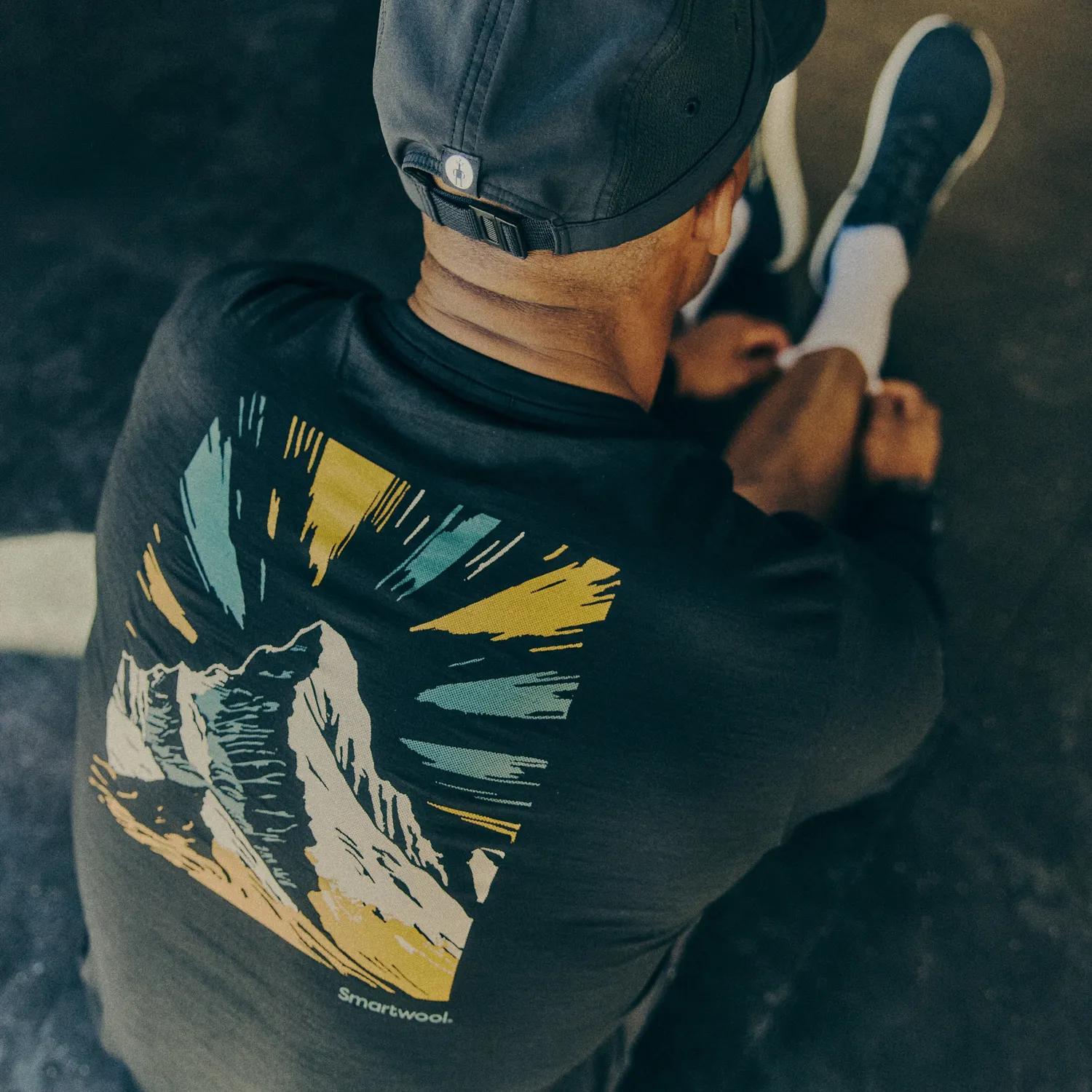 Smartwool Summit Quest Active t-skjorte svart