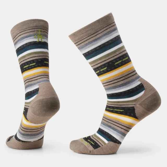 Smartwool Everyday Margarita Crew ullsokker fossil 1 par