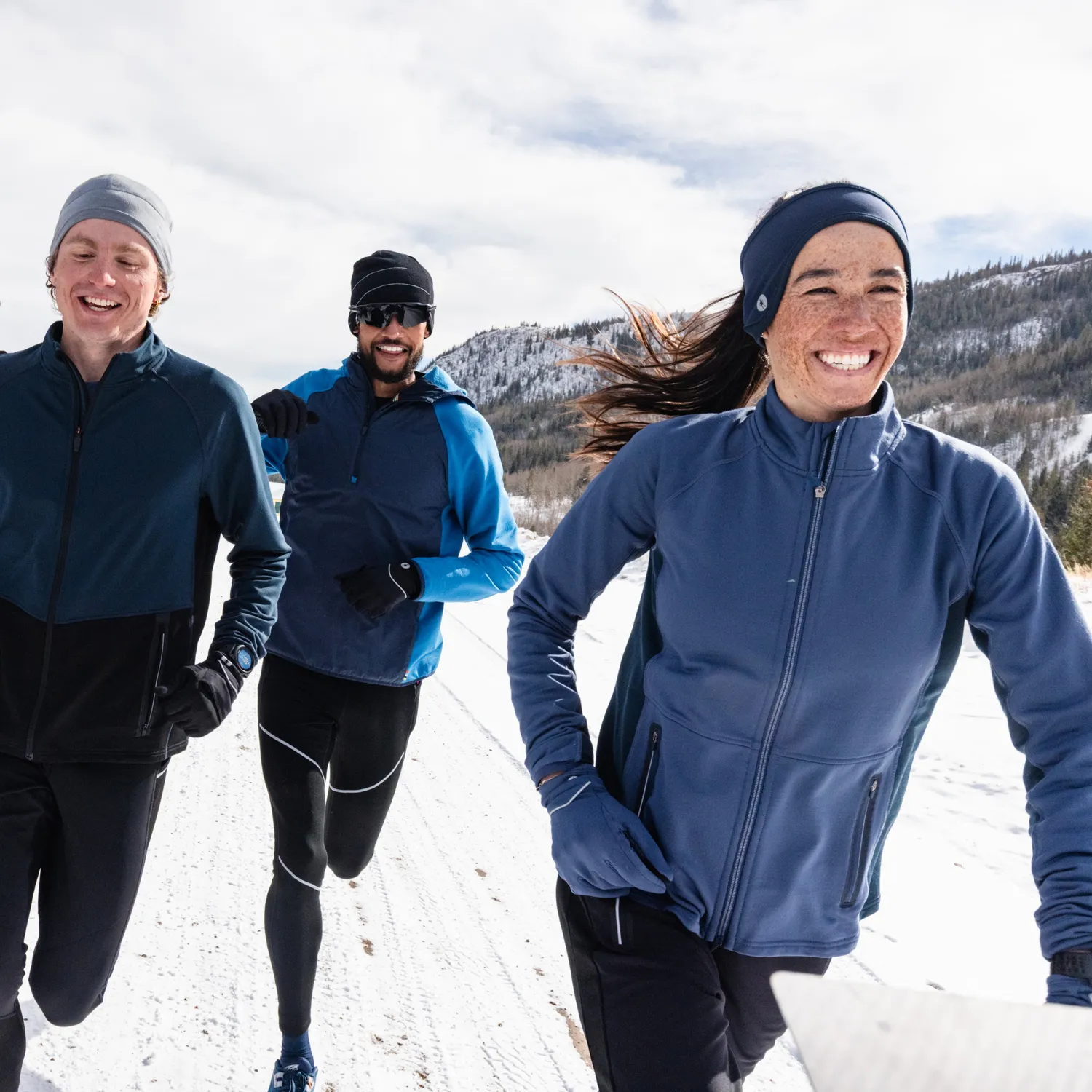 Smartwool Active Fleece Full Zip fleecejakke Nightfall Blue merino