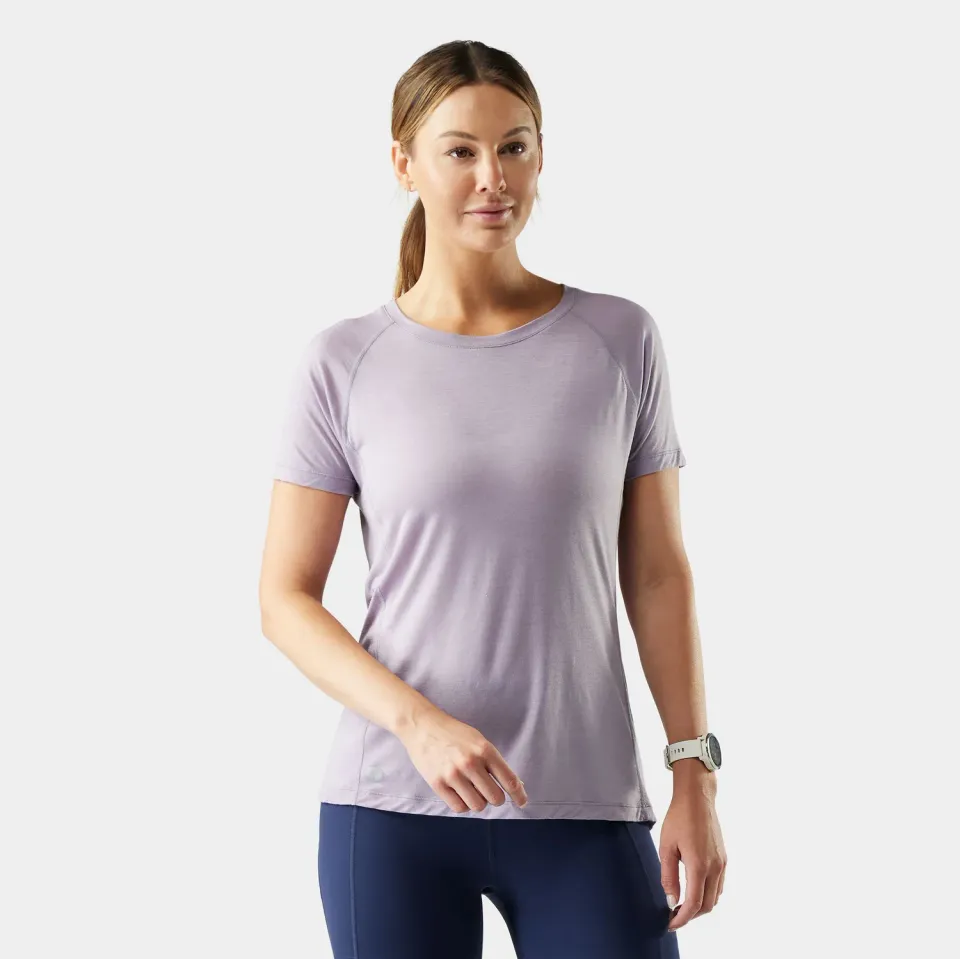 Smartwool Active Ultralite Top t-skjorte Purple Storm dame merino