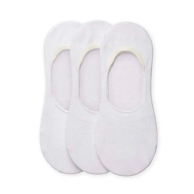 London Sock Company Simply Invisible ankelsokker 3-pack hvit