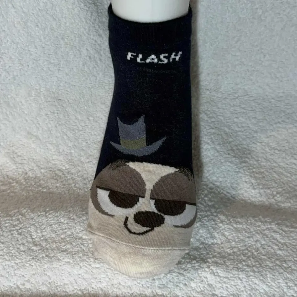 Kule-Sokker Flash ankelsokk barn svart motiv