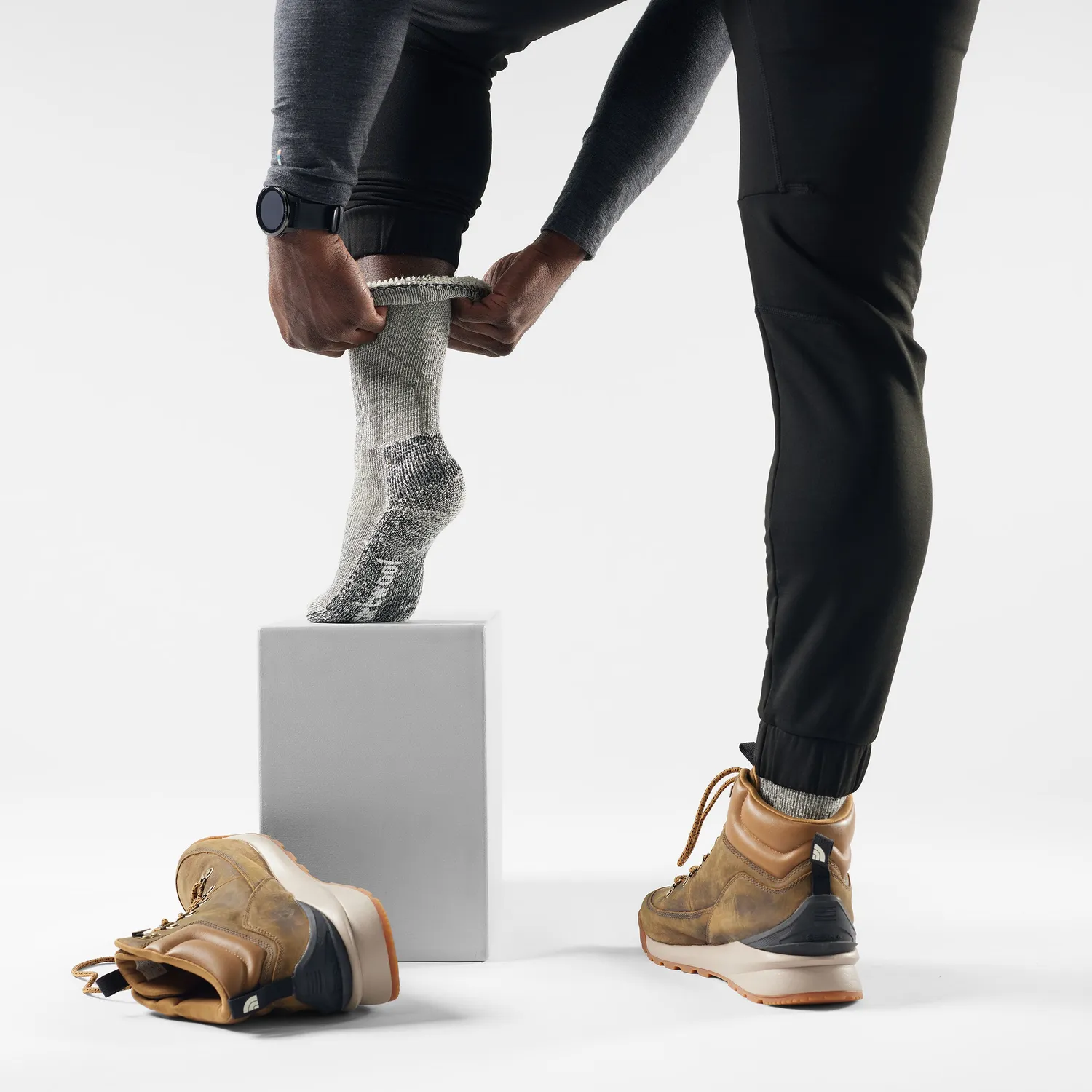 Smartwool Hike Classic Edition Crew tursokker svart ekstra