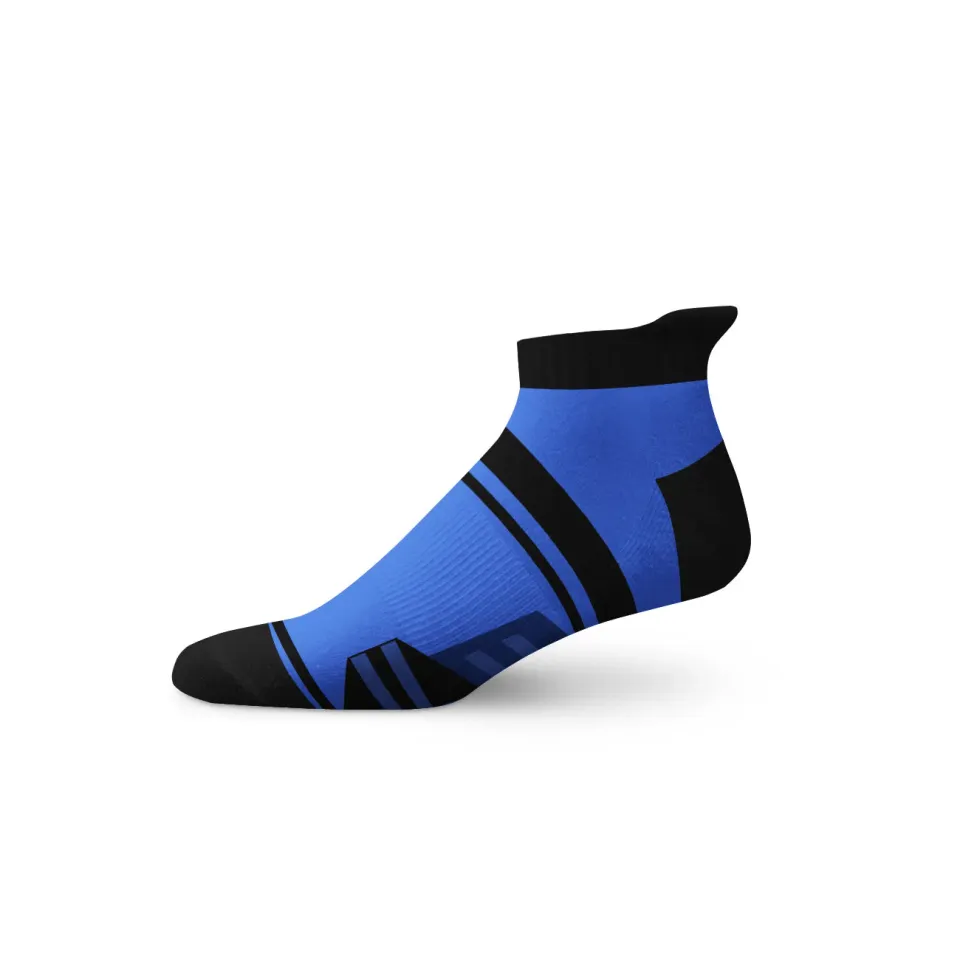 Anatag Feathered Runner ankelsokker blå/svart M