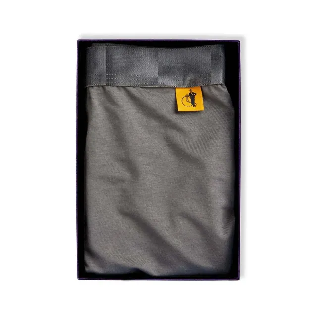 London Sock Company Simply Grey boxer grå lyocell