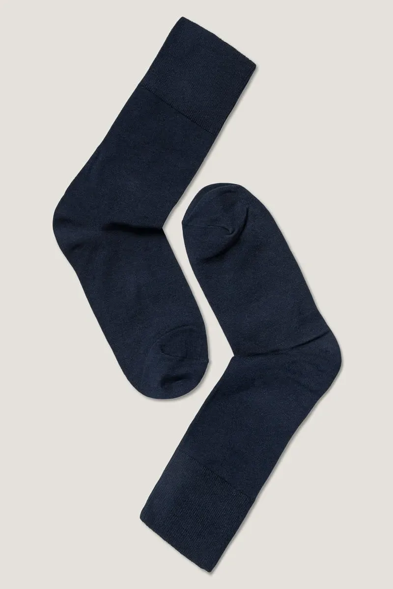 Note By Syversen Bamboo Comfort Top sokker mørkeblå 36-41