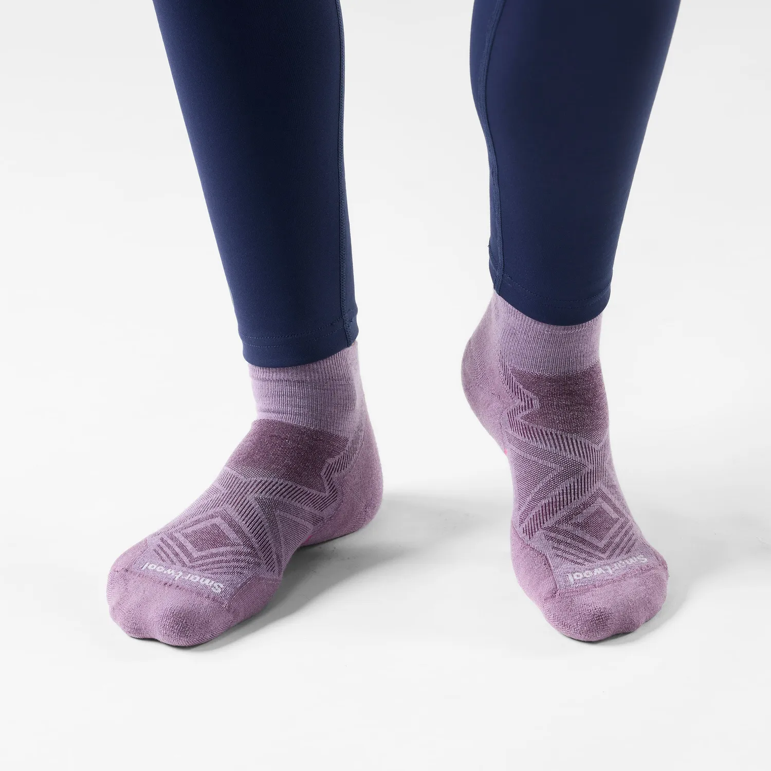 Smartwool Run ankelsokker Purple Dawn merino