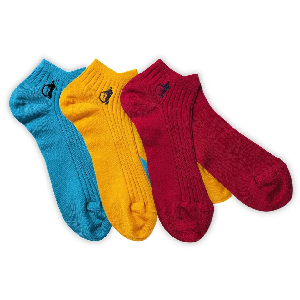 London Sock Company Simply Trainer sokker 3-pakning ankelsokk