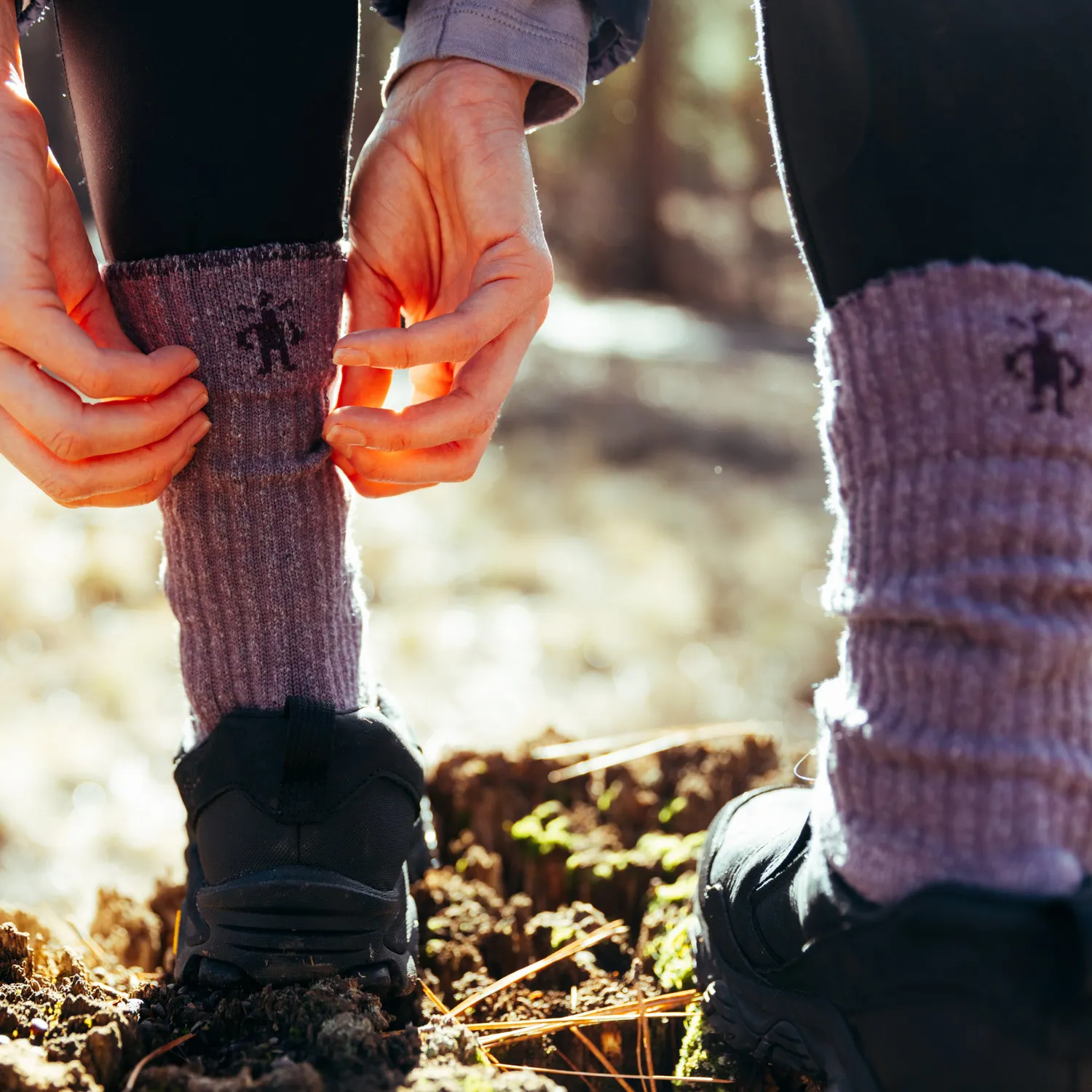 Smartwool Hike Classic Edition Crew sokker purple dawn