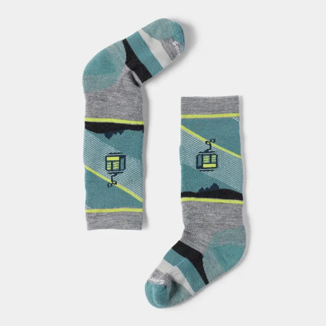 Smartwool Gondola Games OTC skisokker barn Light Gray ull