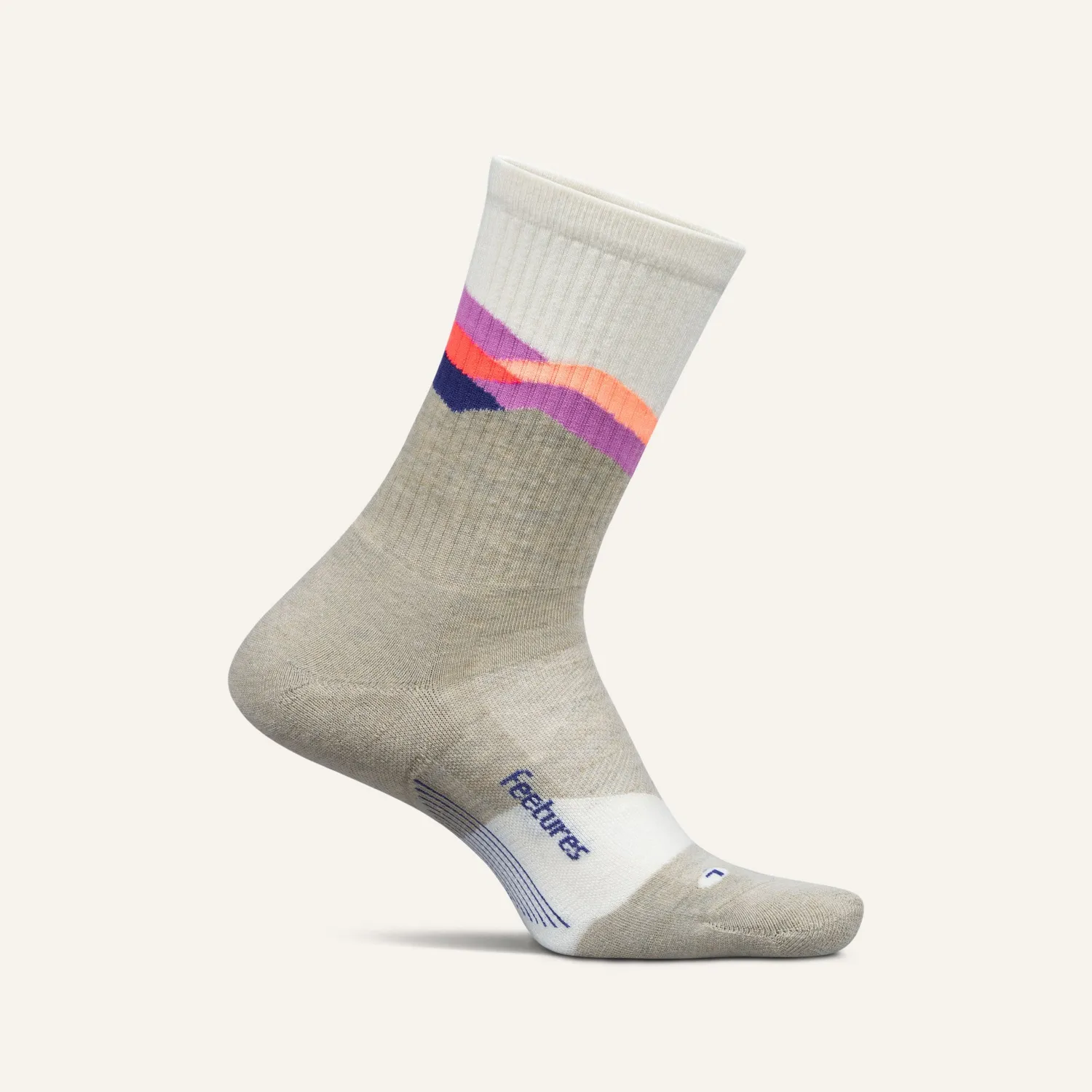 Feetures Trail Max Cushion Mini Crew løpesokker demping
