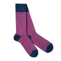 London Sock Company Sunset Stripes sokker 3-pak stripet