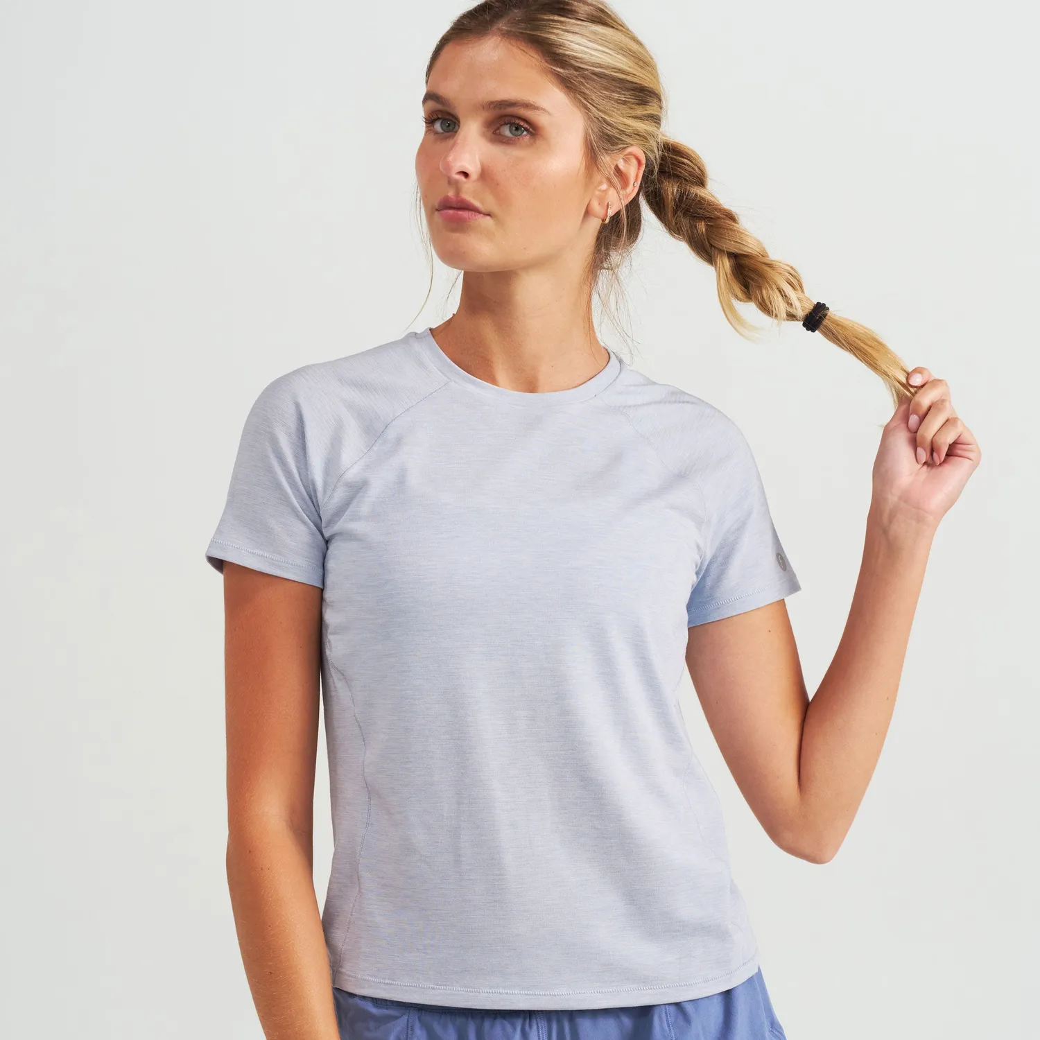 Feetures Stride Flex Performance t-skjorte dame hvit