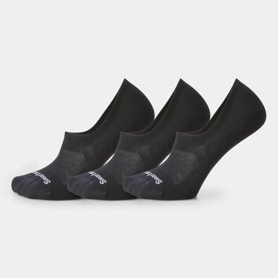 Smartwool Everyday No Show sokker Black 3-pack ull