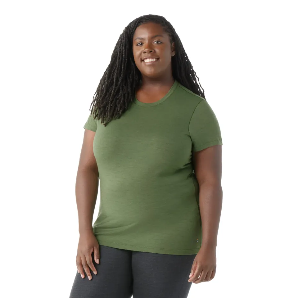 Smartwool Merino Short Sleeve Tee dame fern green ull