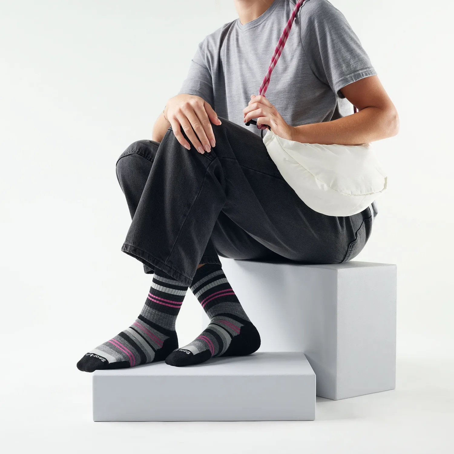 Smartwool Everyday Saturnsphere Crew sokker black ull