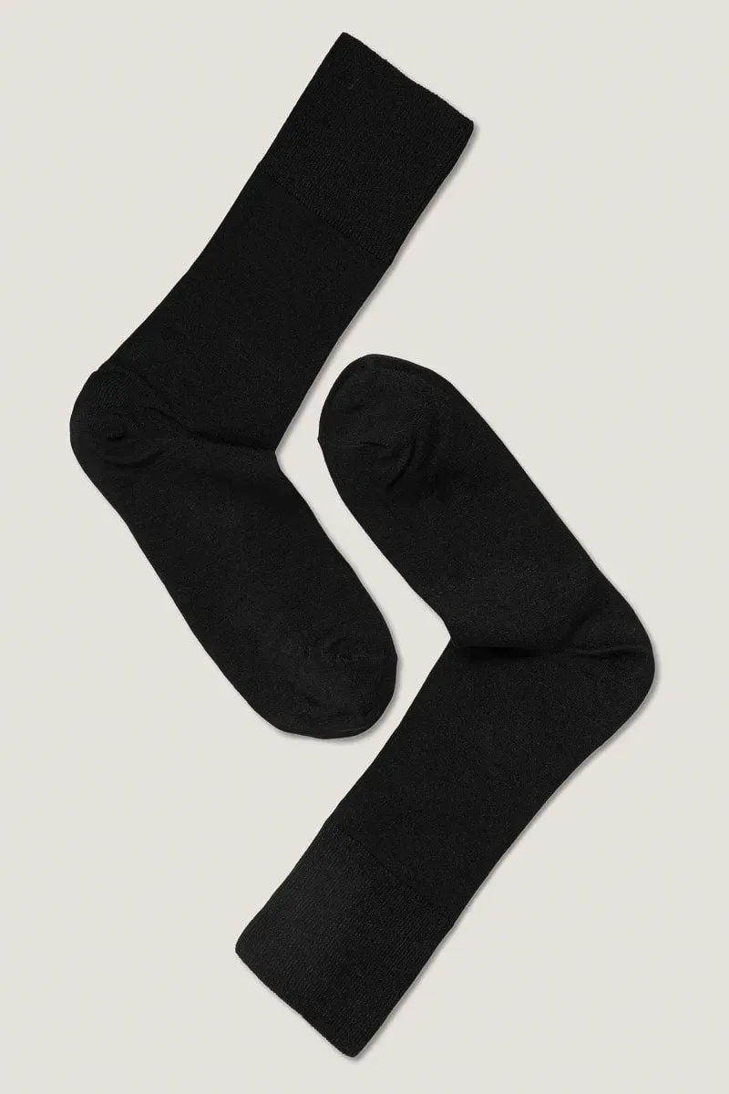 Syversen Socks Bamboo Comfort Top sokker svart 36-41 uten stram strikk
