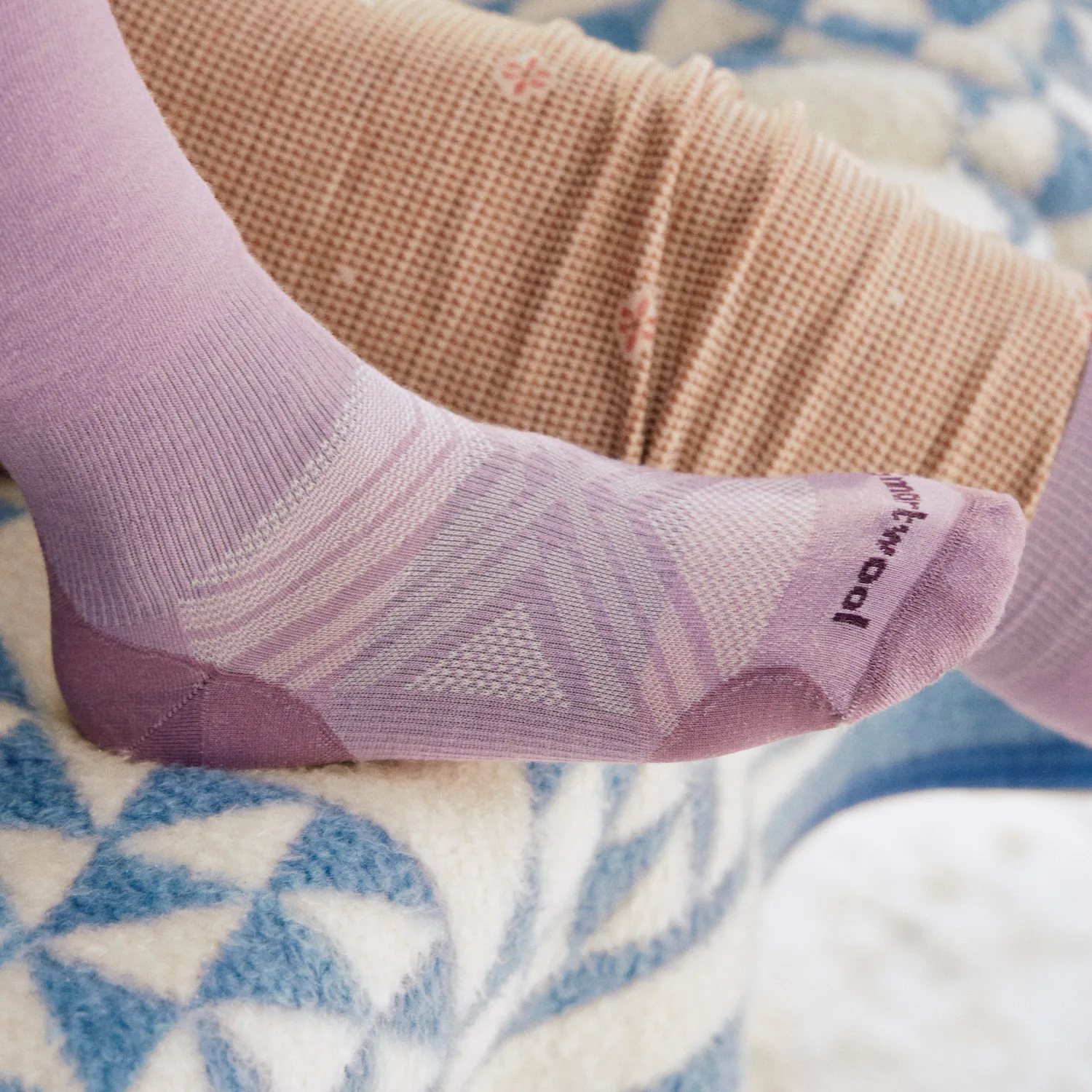 Smartwool Ski Zero Cushion OTC skisokker purple dawn