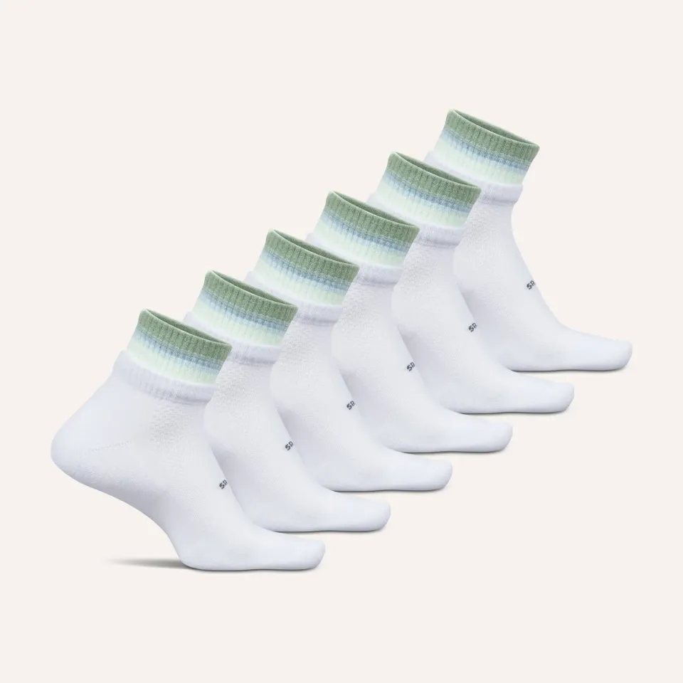 Feetures High Performance Max Cushion Stacked Quarter 6-pack