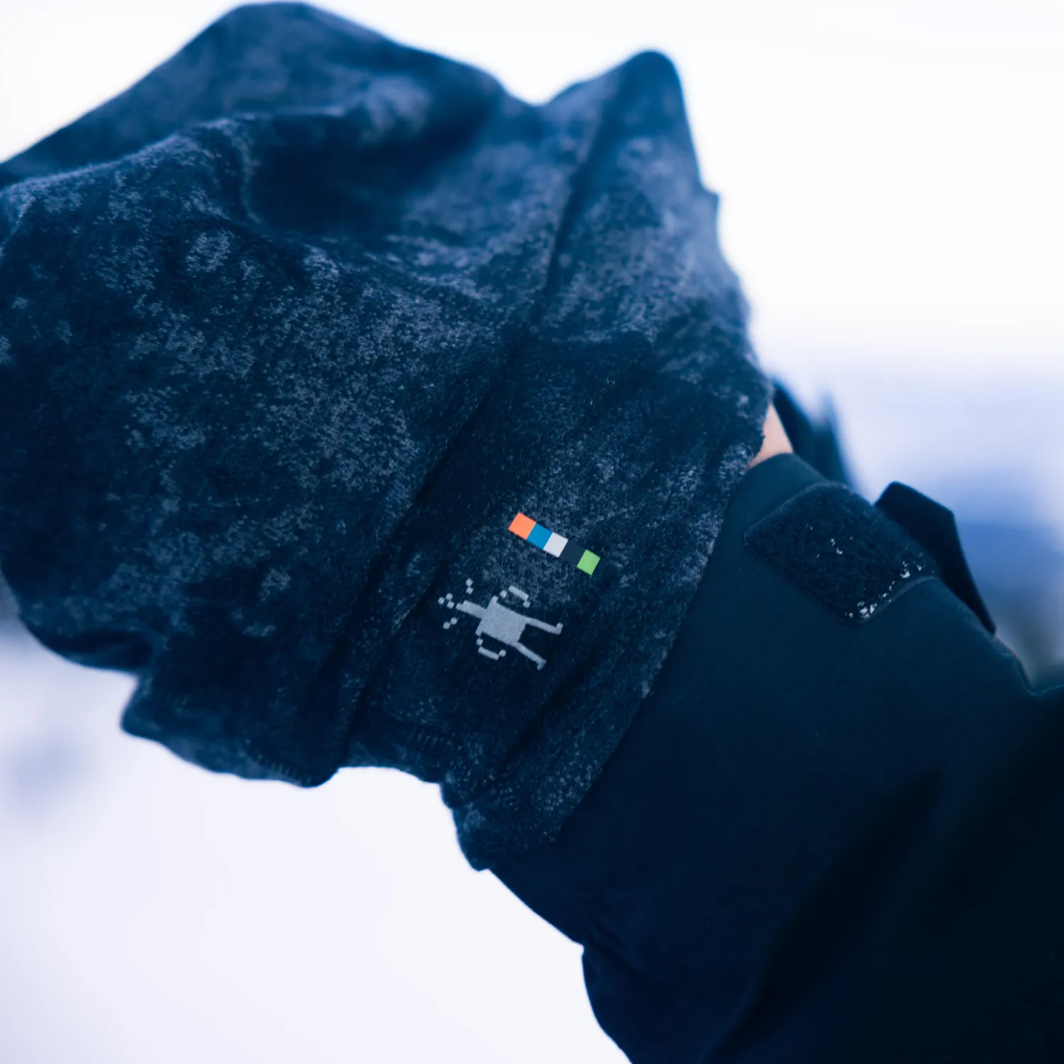 Smartwool Thermal balaclava black tie dye merino