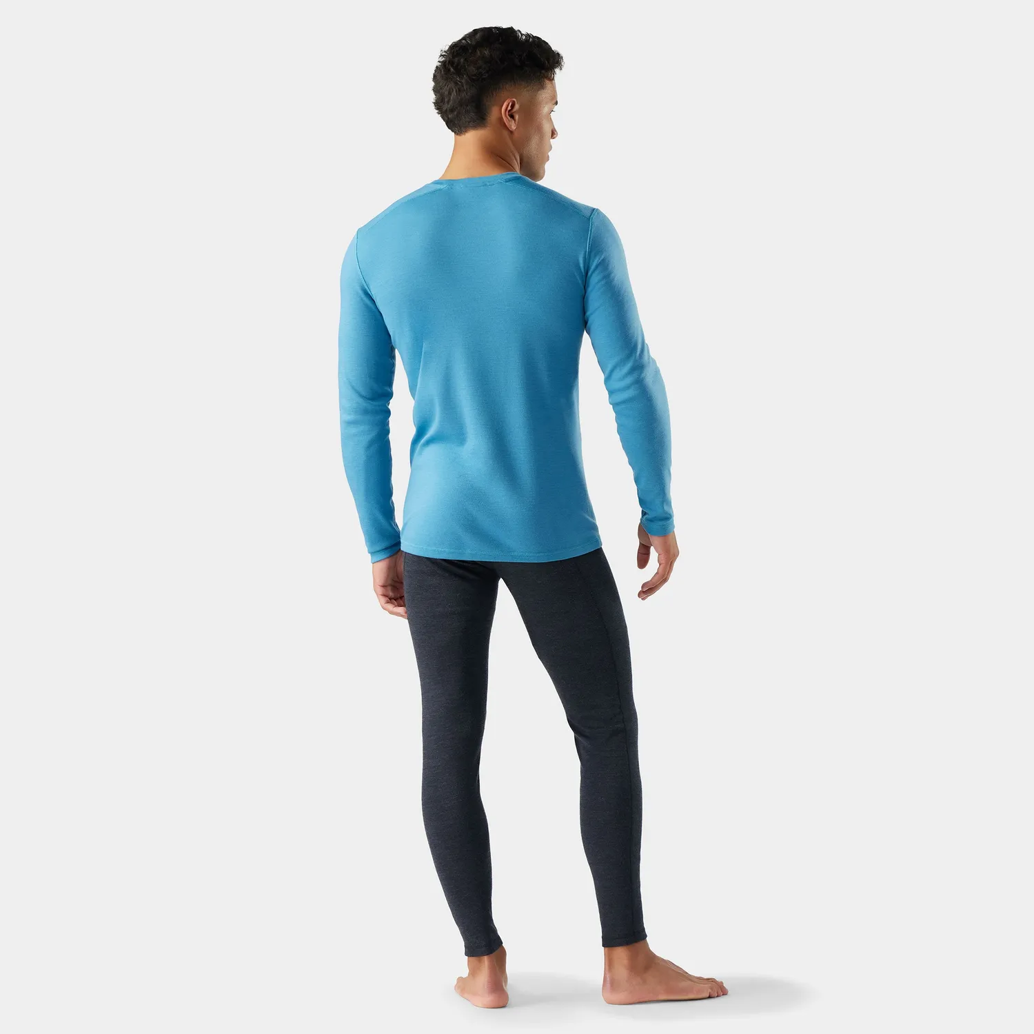 Smartwool Classic Thermal Base Layer Crew understøy blå merino
