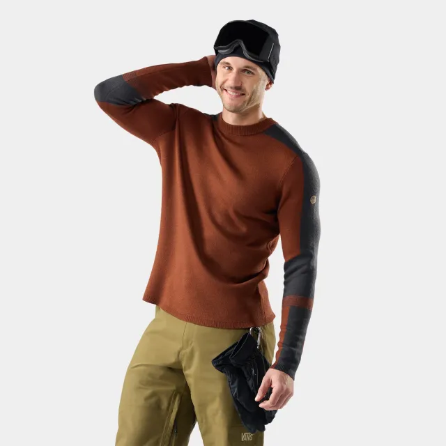 Smartwool Alpine Crew genser ull burnt sienna