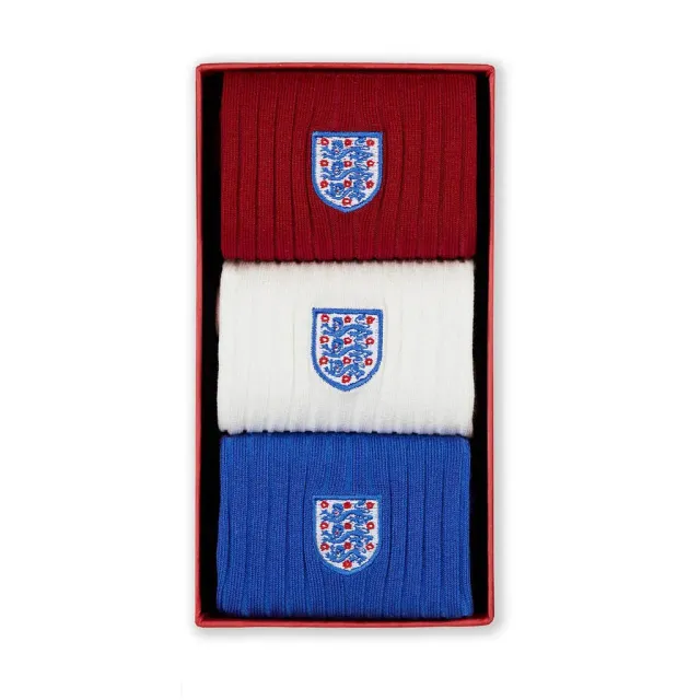 London Sock Company Pitch Side Pick sokker 3-pk England