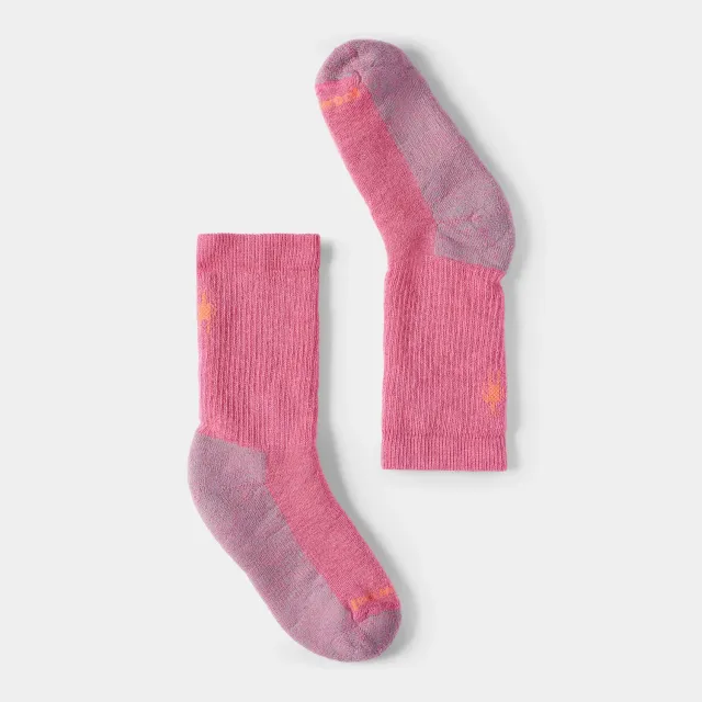 Smartwool Kids Hike Crew ullsokker Garden Pink