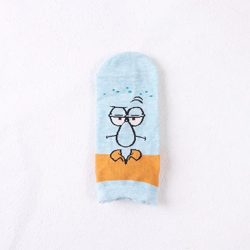 Kule-Sokker Svampebob ankelsokker barn gul