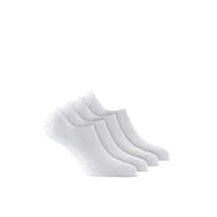 Rohner Footies sneakersokker hvit 39-42 2-pakn bomull